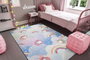 Conceptum minor Chenille - Blue AL 108 Multicolor 150 x 230 cm